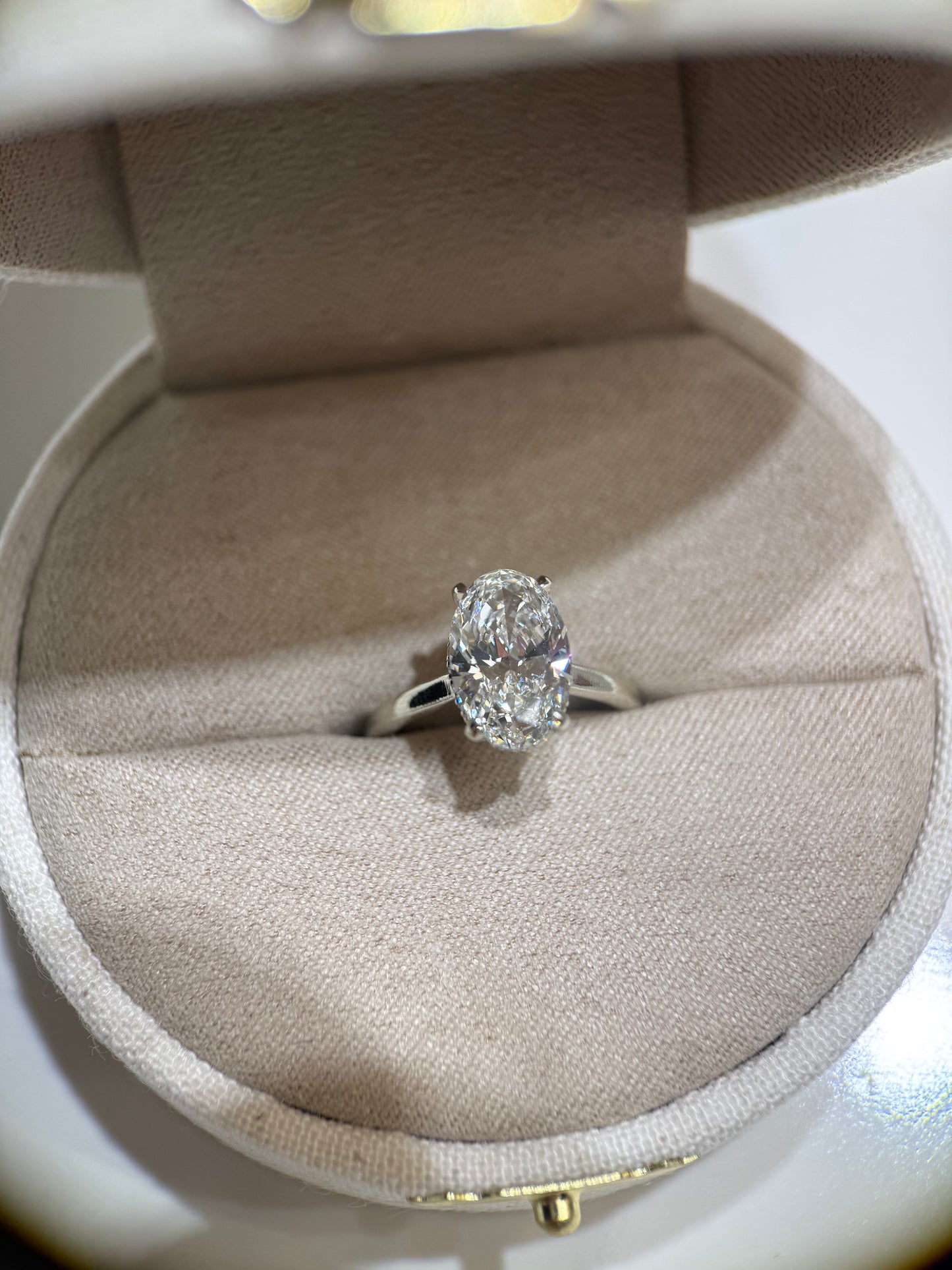 Oval Solitaire Engagement Ring