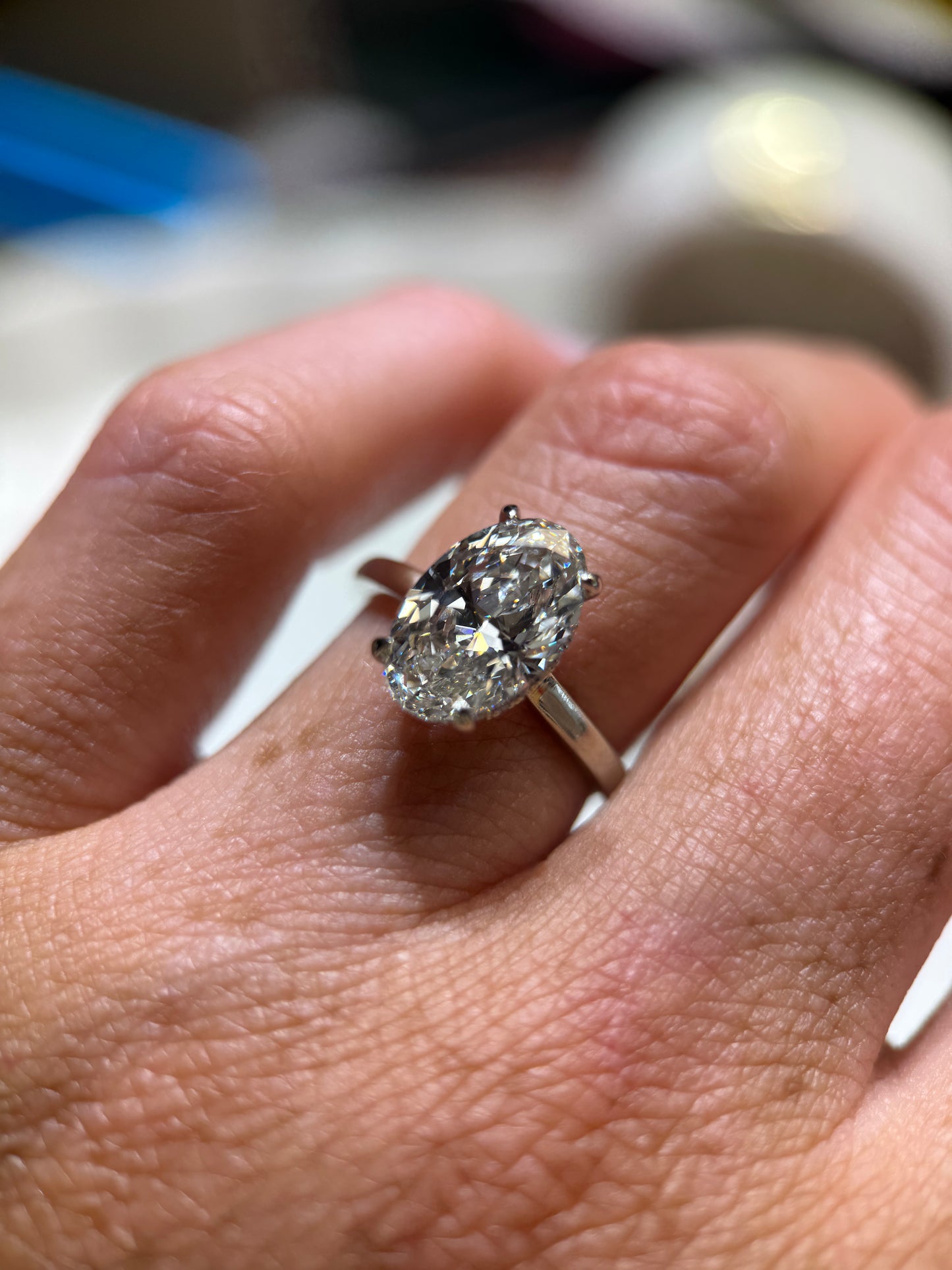 Oval Solitaire Engagement Ring
