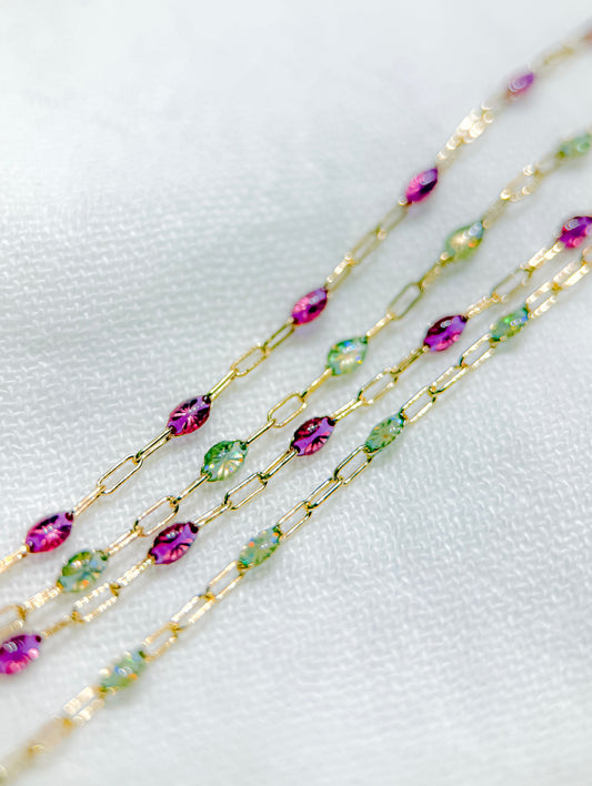 The Sophia Enamel Chain