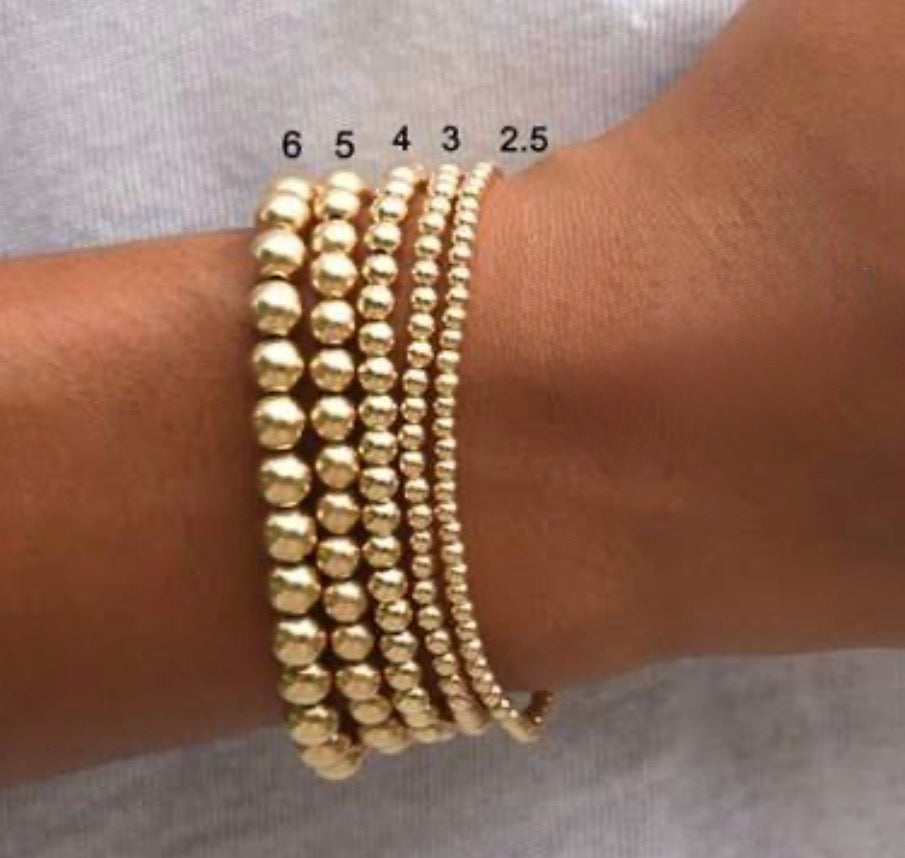 Signature Barley Stack 14k gold-filled Elastic Bracelet