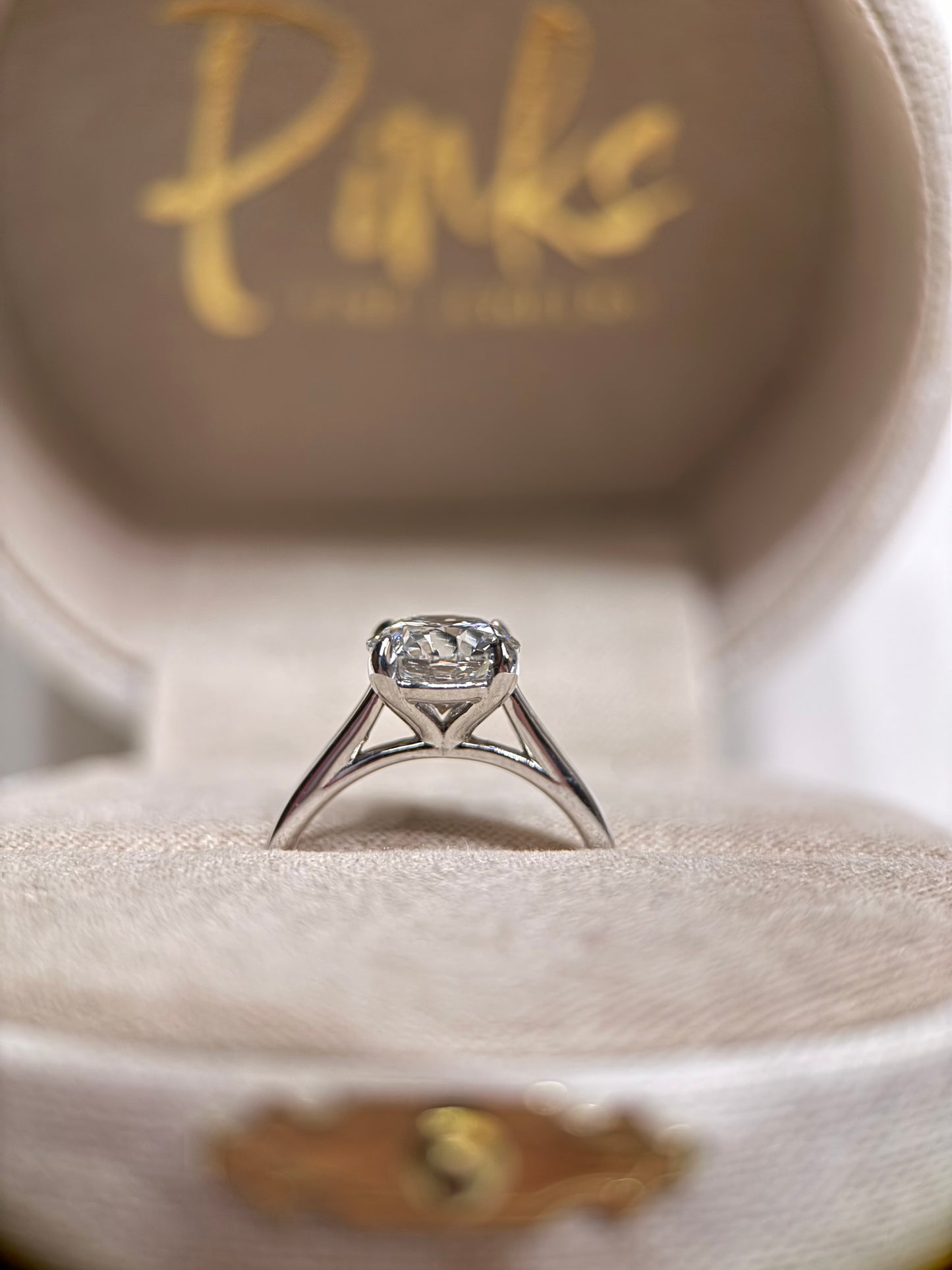 Round Solitaire Engagement Ring