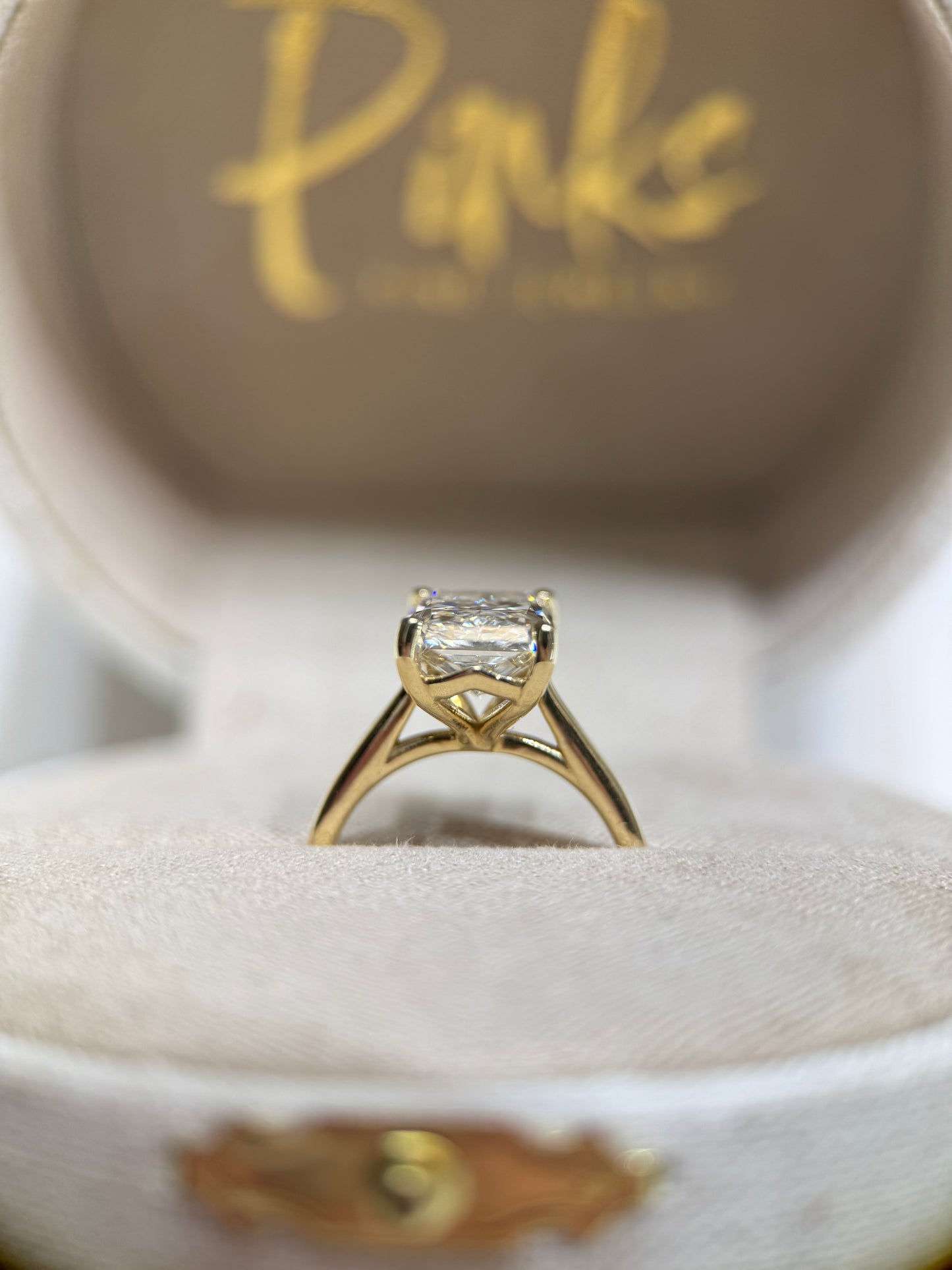 Radiant Solitaire Engagement Ring
