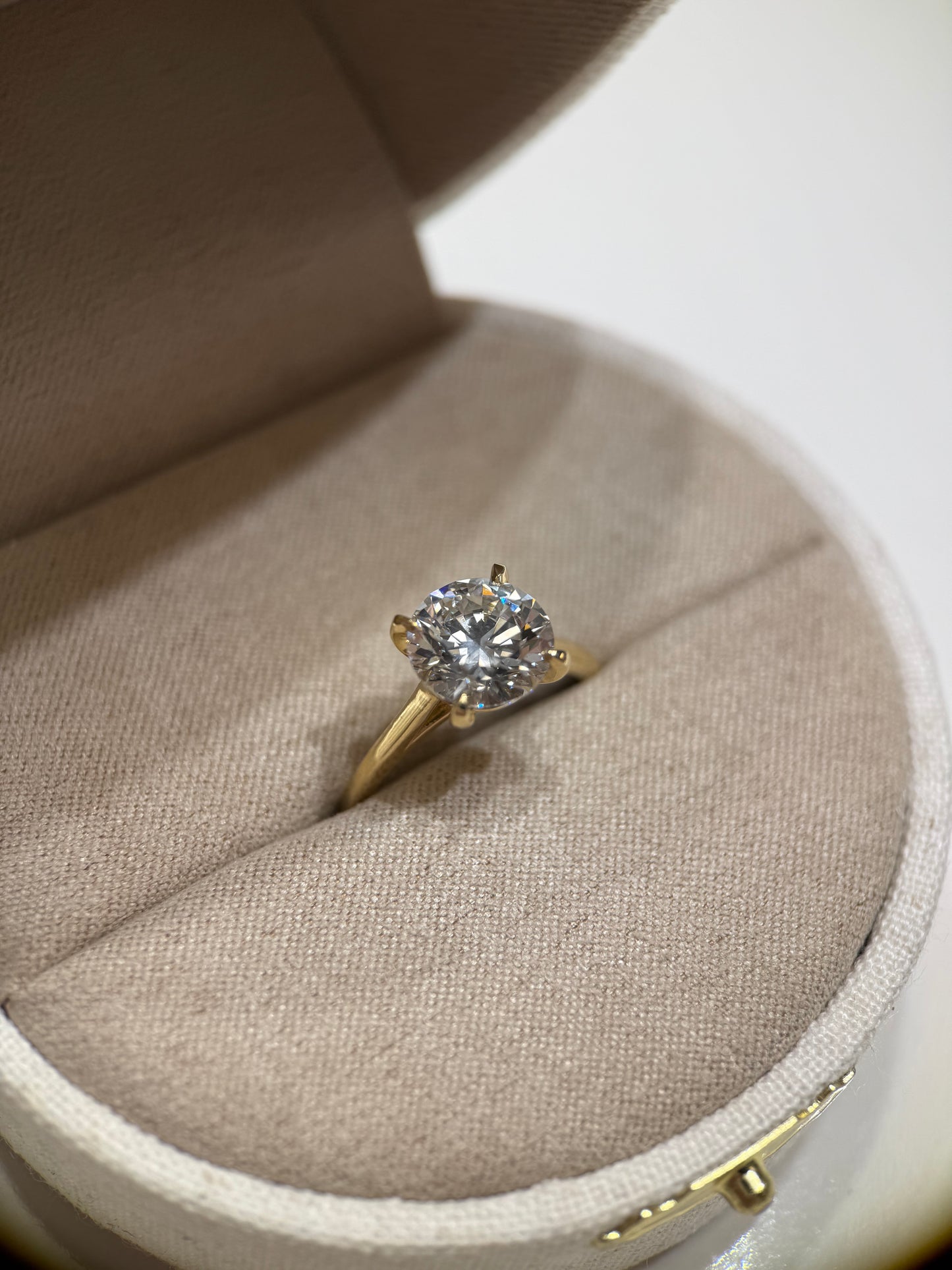 Round Solitaire Engagement Ring