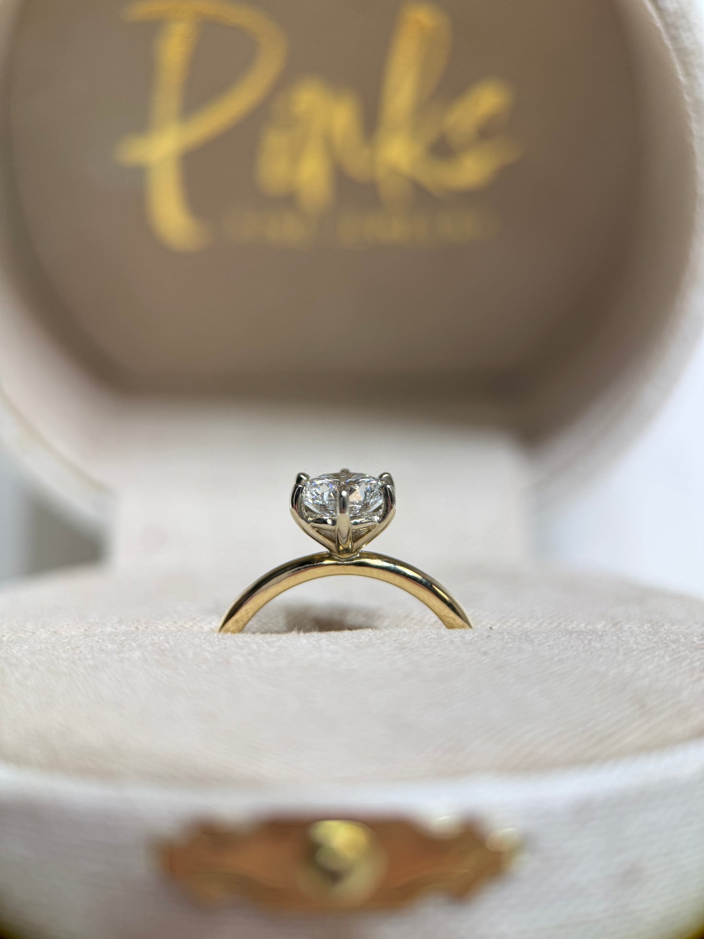 Round Solitaire Engagement Ring
