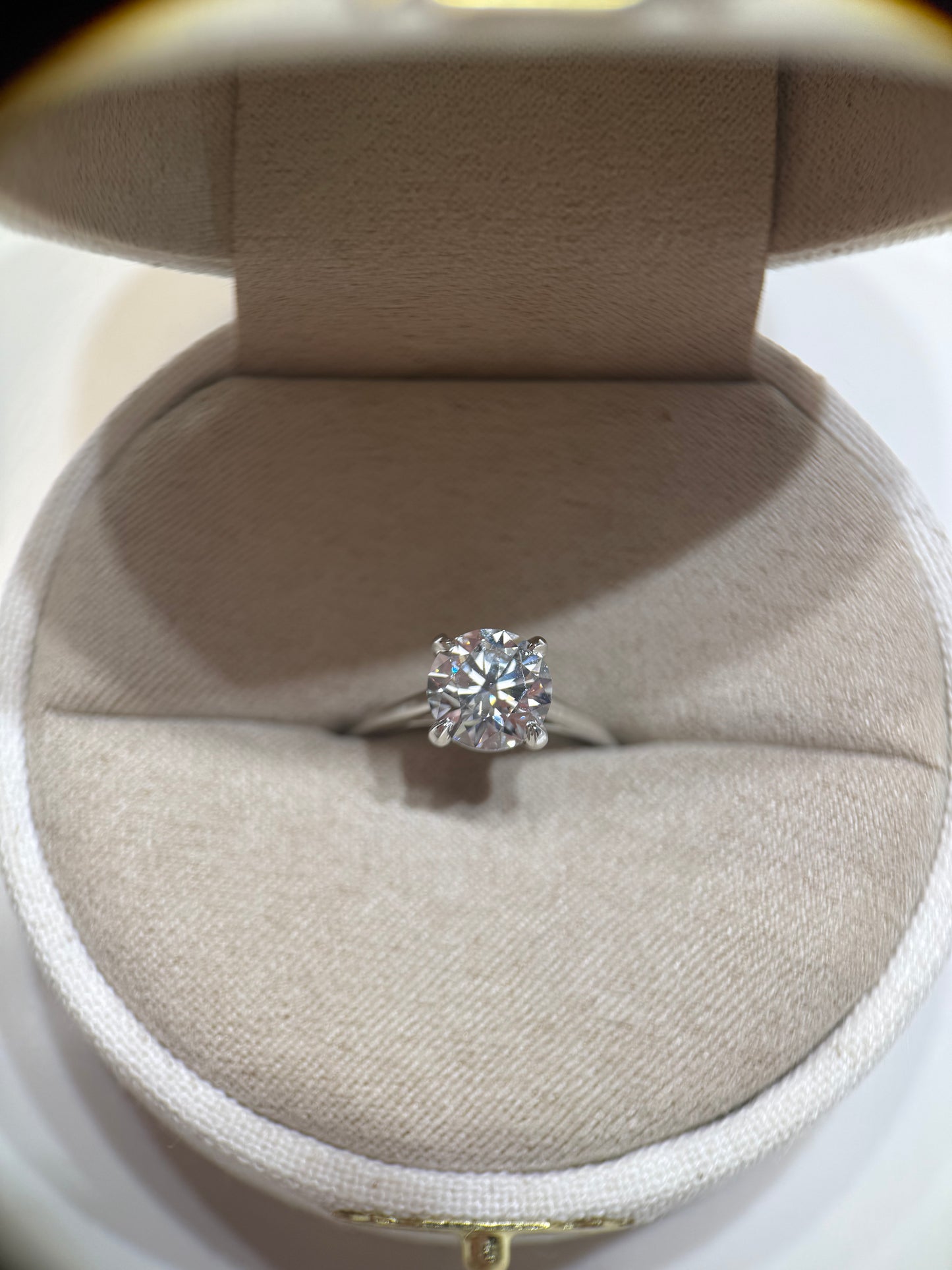 Round Solitaire Engagement Ring