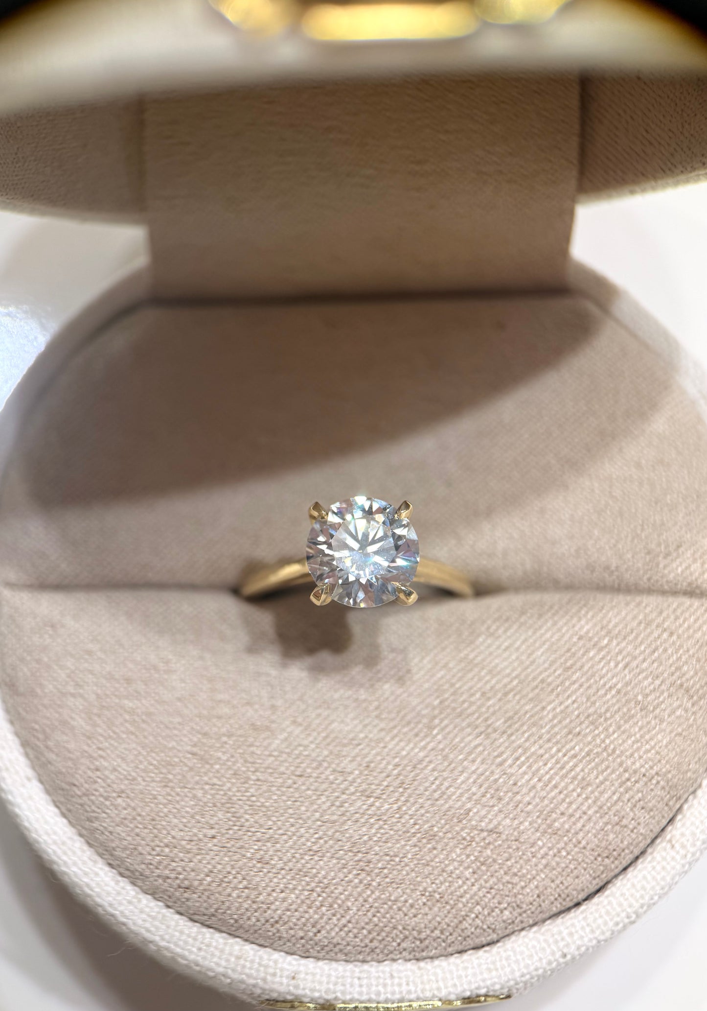 Round Solitaire Engagement Ring
