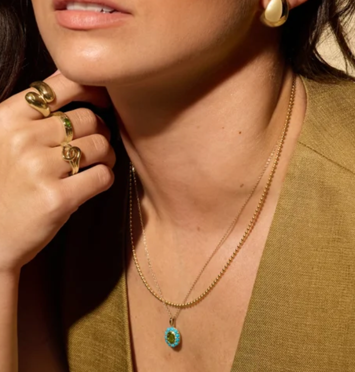 Hollow Bead Chain Necklace