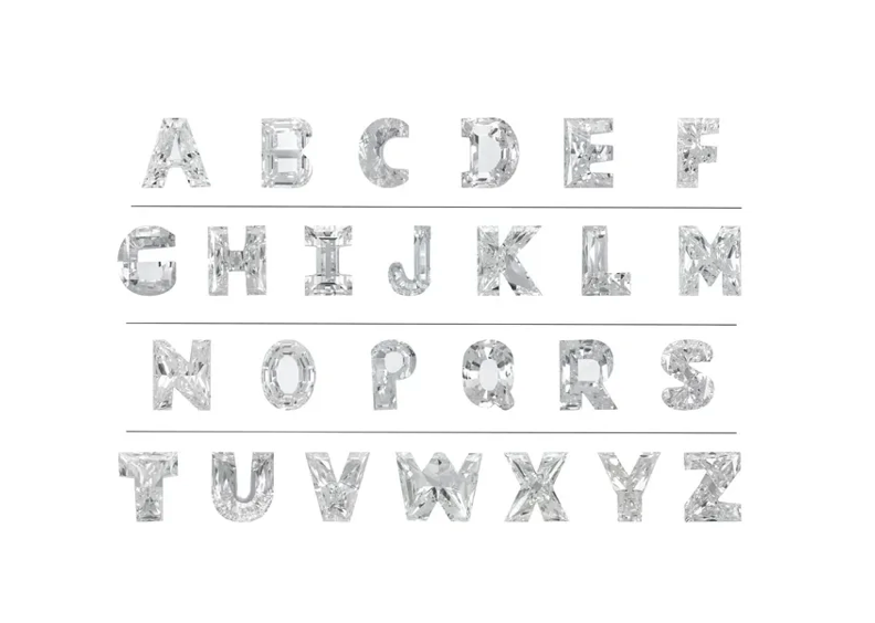 Bezel-set Diamond Initial Pendant